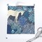 Unicorn Magic Woodland Fairy Tale Blue Cream Large Scale Fantasy Custom Printed Fabric by Spoonflower Various Fabrics by the Yard or Fat Quarter